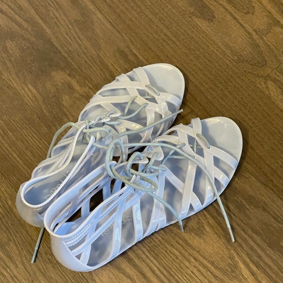 Blue jelly sandals - Picture 2 of 4